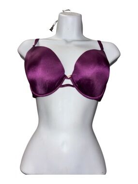 Savage X Fenty Glossy Purple Microfiber T-Shirt Bra – 38D